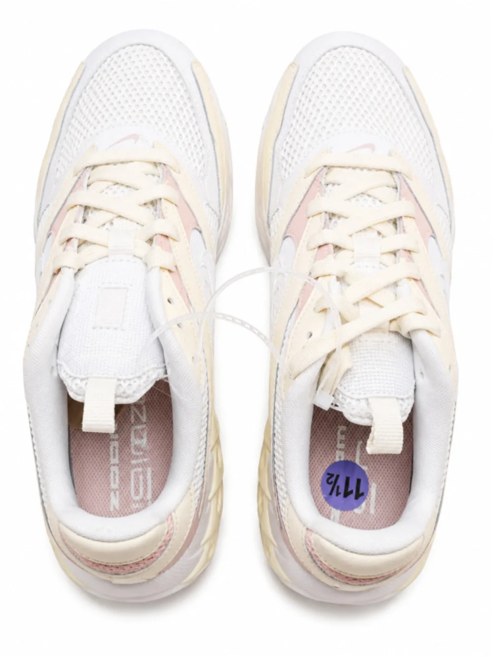 Nike Zoom Air Fire Coconut Milk Women's Size 11.5 Off White Sneaker CW3876-103